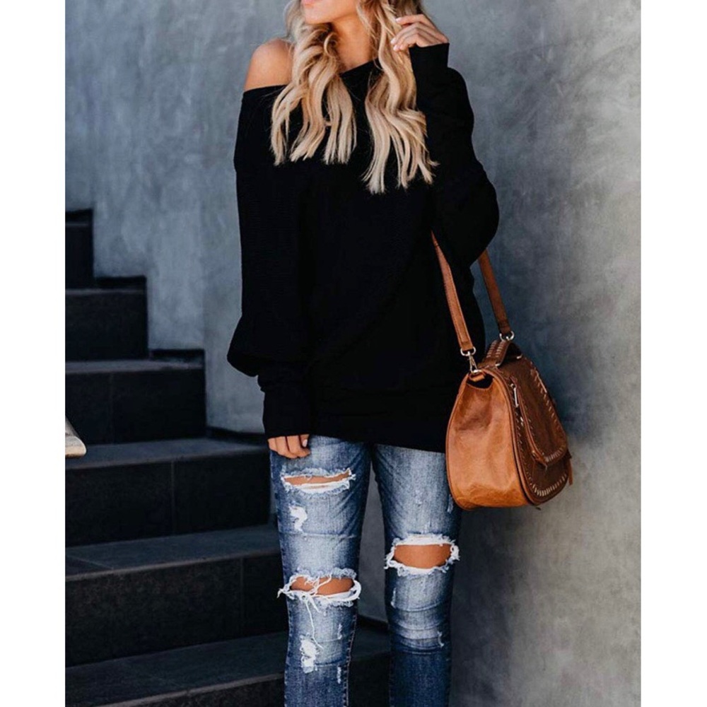 ✦NEW Off Shoulder Batwing Sleeve Sweater Top✦